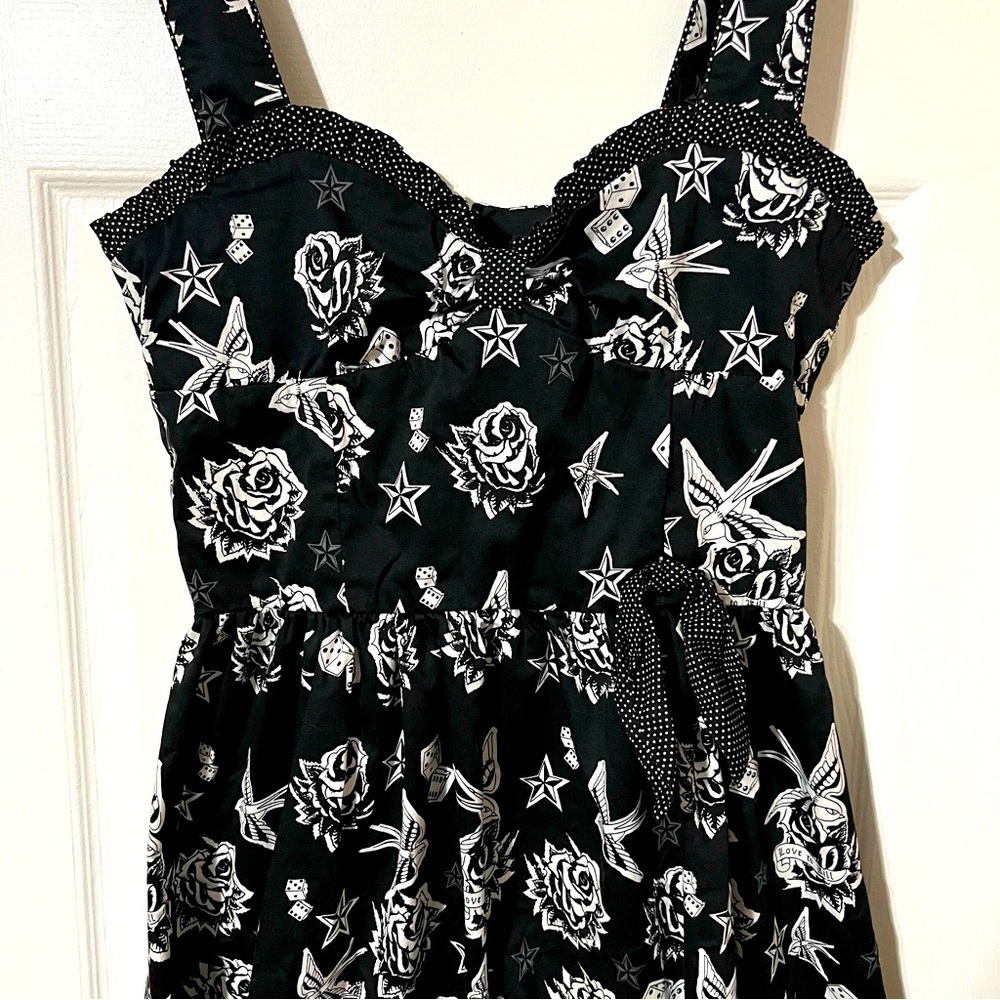 Living Dead Souls Retro Pinup Fit & Flare Dress